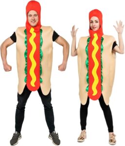 Unisex Adult Hot Dog Costume for Party