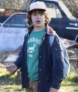 Stranger Things Dustin Henderson Blue Denim Hooded Jacket