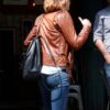 Emma Watson Brown Leather Jacket - Image 2