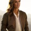 Jennifer Connelly Top Gun Maverick Brown Jacket - Image 2