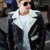 Justin Bieber Black & White Biker Jacket - Image 4
