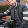 Keanu Reeves Motorcycle Leather Jacket - Image 2