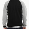 Men Snap Button Varsity Jacket - Image 2