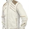 Michael Jackson Beat It White Leather Jacket - Image 4