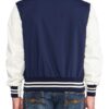 Navy Blue And White Letterman Jacket - Image 2