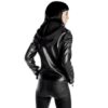 Women Brando Leather Jacket - Image 2