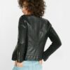 Women Fashion Slim Fit leather Jacket - Image 2