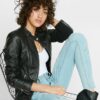 Women Fashion Slim Fit leather Jacket - Image 3