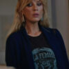 Yellowstone S04 Beth Dutton Blue Cardigan Coat