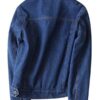 Blue Denim Shearling Jacket - Image 2