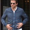 Actor Bradley Cooper Blue Jacket