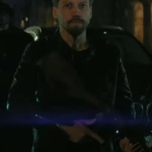 Alexander Kuznetsov Heads of State Black Leather Jacket