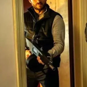 Scott Eastwood Alarum 2025 Black Vest