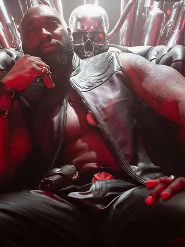 Chidi Ajufo A Working Man 2025 Black Leather Vest