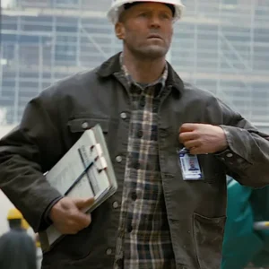 Jason Statham A Working Man 2025 Grey Jacket