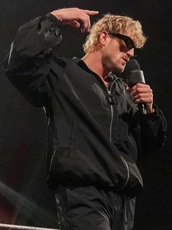 WWE Raw 2025 Logan Paul Black Jacket