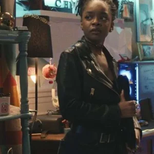 Marsai Martin G20 Black Leather Jacket