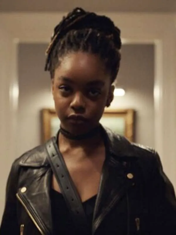 Marsai Martin G20 Black Leather Jacket