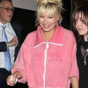 Millie Bobby Brown The Electric State Pink Jacket