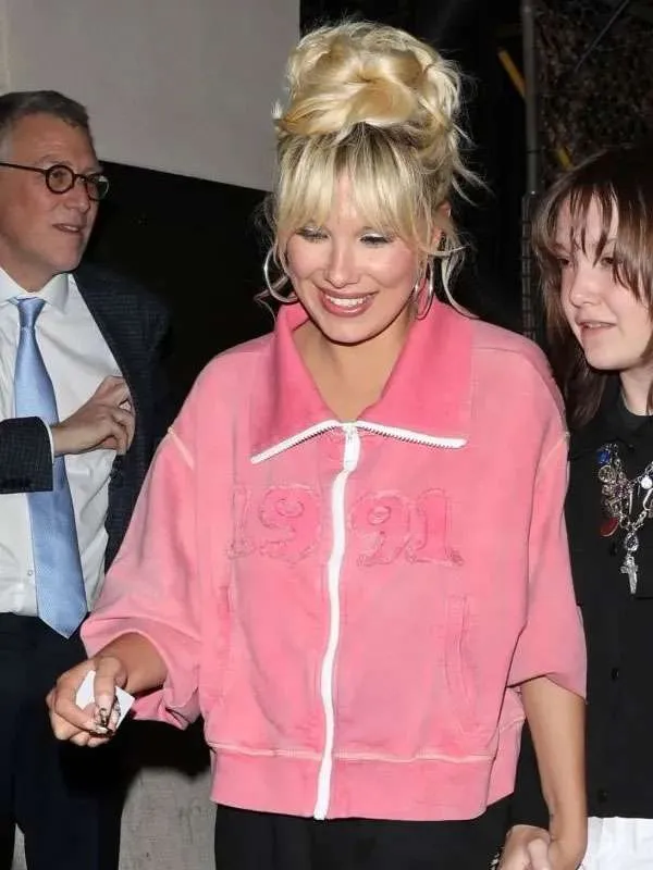 Millie Bobby Brown The Electric State Pink Jacket