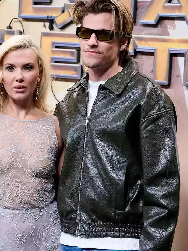 Jake Bongiovi The Electric State Movie Event Leather Jacket