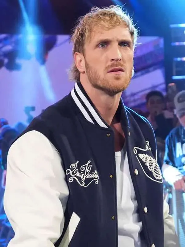 Logan Paul WWE RAW 2025 Varsity Jacket