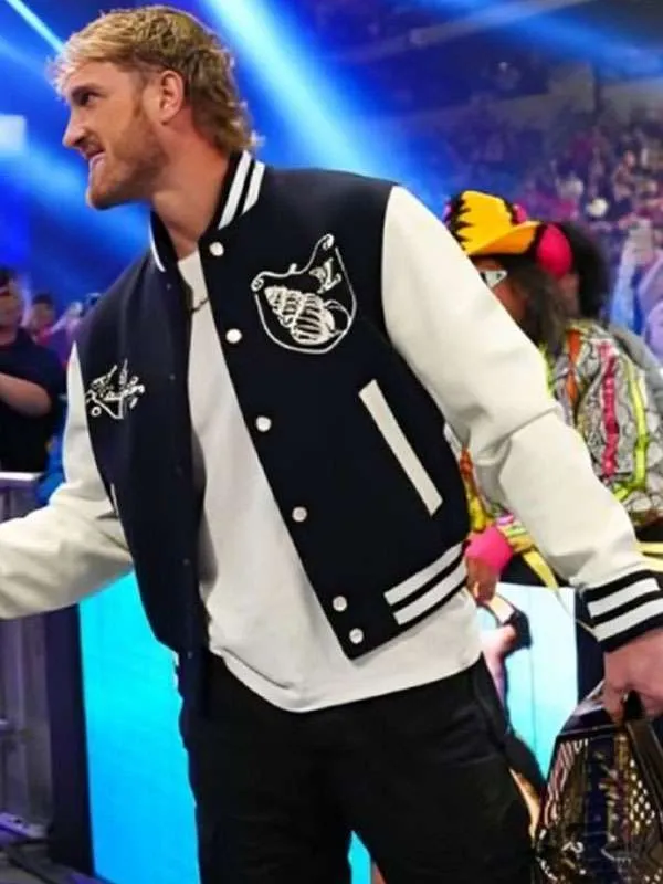 Logan Paul WWE RAW 2025 Varsity Jacket